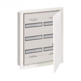 Распределительный шкаф ABB U 96 мод., IP31, встраиваемый, металл, белая дверь, 2CPX071709R9999