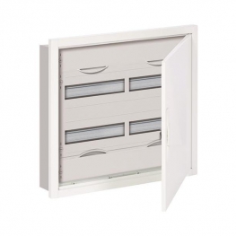 Распределительный шкаф ABB U 72 мод., IP31, встраиваемый, металл, белая дверь, 2CPX071707R9999