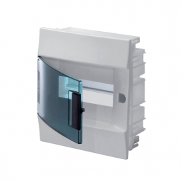 Распределительный шкаф ABB Mistral41 8 мод., IP41, встраиваемый, термопласт, зеленая дверь, 1SLM004100A1402