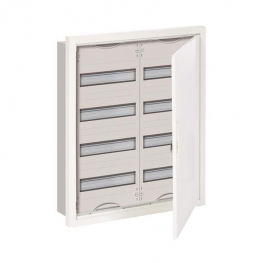 Распределительный шкаф ABB U 96 мод., IP31, встраиваемый, металл, белая дверь, U42/2
