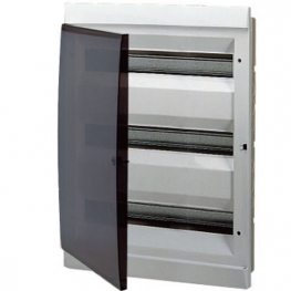 Распределительный шкаф ABB Unibox 54 мод., IP41, встраиваемый, термопласт, прозрачная дверь, 1SL0514A06