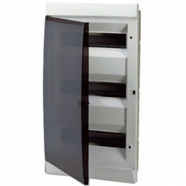 Распределительный шкаф ABB Unibox 36 мод., IP41, встраиваемый, термопласт, прозрачная дверь, 1SL0513A06