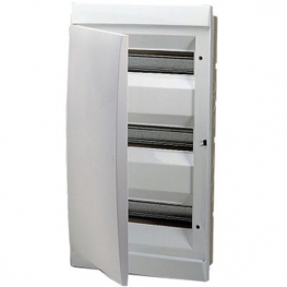 Распределительный шкаф ABB Unibox 36 мод., IP41, встраиваемый, термопласт, белая дверь, 1SL0503A06