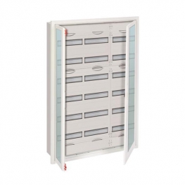 Распределительный шкаф ABB U 252 мод., IP31, встраиваемый, металл, белая дверь, U73TR6