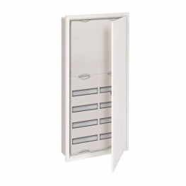 Распределительный шкаф ABB U 168 мод., IP31, встраиваемый, металл, белая дверь, U72K