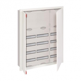 Распределительный шкаф ABB U 216 мод., IP31, встраиваемый, металл, белая дверь, U63K