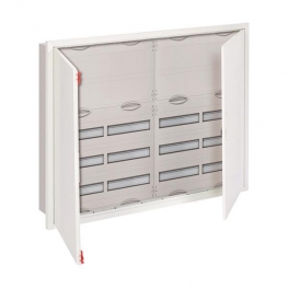 Распределительный шкаф ABB U 240 мод., IP31, встраиваемый, металл, белая дверь, U54K