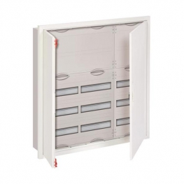 Распределительный шкаф ABB U 180 мод., IP31, встраиваемый, металл, белая дверь, U53K