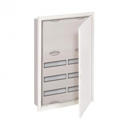 Распределительный шкаф ABB U 120 мод., IP31, встраиваемый, металл, белая дверь, U52K