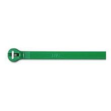 Стяжка кабельная, стандартная, полиамид 6.6, зеленая, TY200-40-5-100 (100шт)