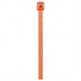 Стяжка кабельная, стандартная, полиамид 6.6, оранжевая, TY200-40-3-100 (100шт)