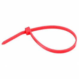 Стяжка кабельная, стандартная, полиамид 6.6, красная, TY300-50-2-100 (100шт)
