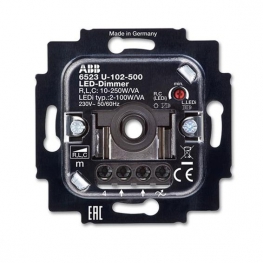 Механизм поворотного светорегулятора-переключателя ABB Коллекции BJE, 100 Вт, 6512-0-0335