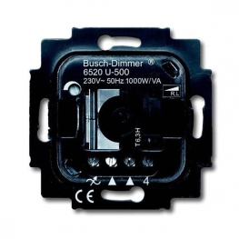 Механизм поворотного светорегулятора-переключателя ABB Коллекции BJE, 200 Вт, 6520-0-0227