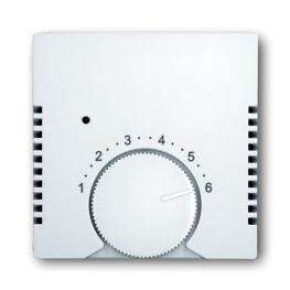 Накладка на термостат ABB BASIC55, альпийский белый, 1710-0-3866