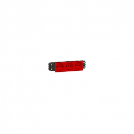 Legrand 77413 Розетка 3х2К+3 Программа Mosaic для установки в кабель-канале автоматические клеммы стандартная красный