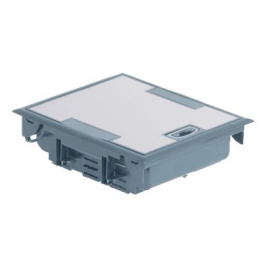 Напольная коробка с глубиной 65 мм - неукомплектованная - 8х2 модуля - антикоррозийное покрытие