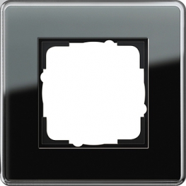 Рамка Gira Esprit Glass C 1 пост черное стекло 0211505