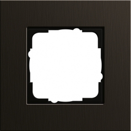 Рамка Gira Esprit 1 пост коричневый алюминий 0211127