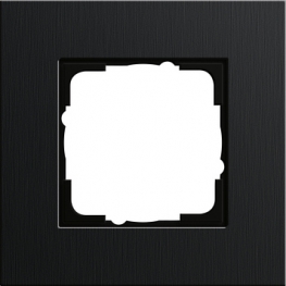 Рамка Gira Esprit 1 пост черный алюминий 0211126