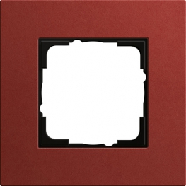 Рамка Gira Esprit Linoleum-Multiplex 1 пост красного цвета 0211229