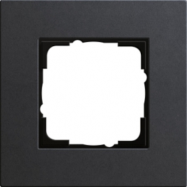 Рамка Gira Esprit Linoleum-Multiplex 1 пост антрацит 0211226