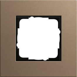 Рамка Gira Esprit Linoleum-Multiplex 1 пост светло-коричневого цвета 0211221