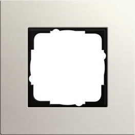 Рамка Gira Esprit Linoleum-Multiplex 1 пост светло-серого цвета 0211220
