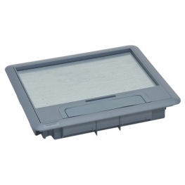 Крышка для напольной коробки пластик стандартное исполнение 12-18 модулей. Цвет Серый. Legrand (Легранд). 088001