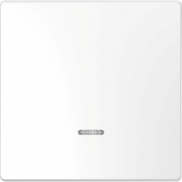 SE Merten D-Life Белый Лотос Клавиша 1-ная с линзой для LED модуля, Schneider Electric, Белый, MTN3320-6035