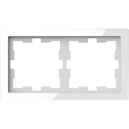 SE Merten D-Life Белый Кристалл Рамка 2-ая, Schneider Electric, Прочее, MTN4020-6520