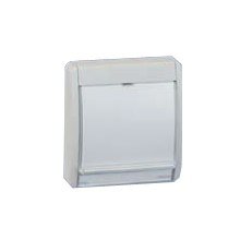 Simon 44 Aqua Рамка с полупрозрачным окном для установки ориентационного светильника