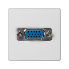 К45 Плата с разъёмом VGA D-sub (DE15) (15 pin), винтовой зажим, “мама” 45x45 мм